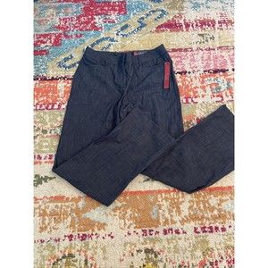 APT.9 Dress Pants Dark Size 8 Modern Fit Straight Leg Dark Gray NWT